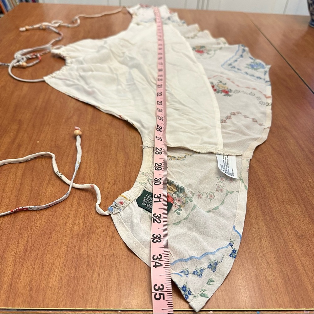 Wild Fable Floral Patchwork Hankerchief Top XXS Halter Cottagecore Boho Festival - Picture 8 of 9